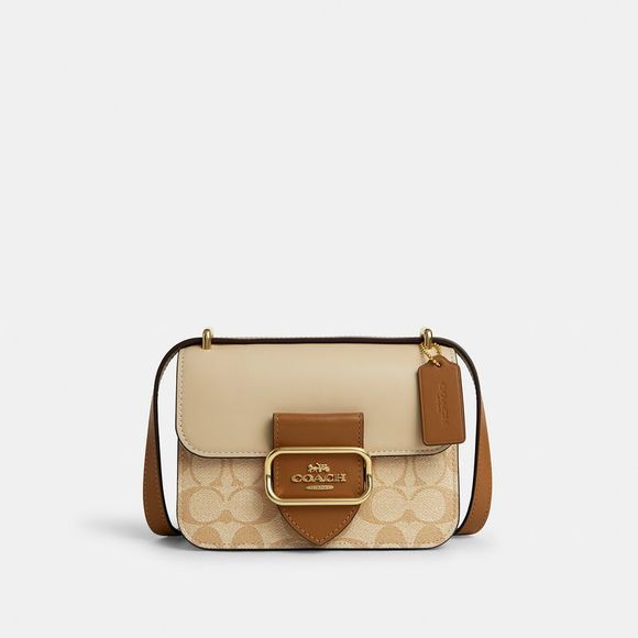 COACH Handbags - NWT Coach Outlet Morgan Square Crossbody Bag In Blocked Signature Canvas